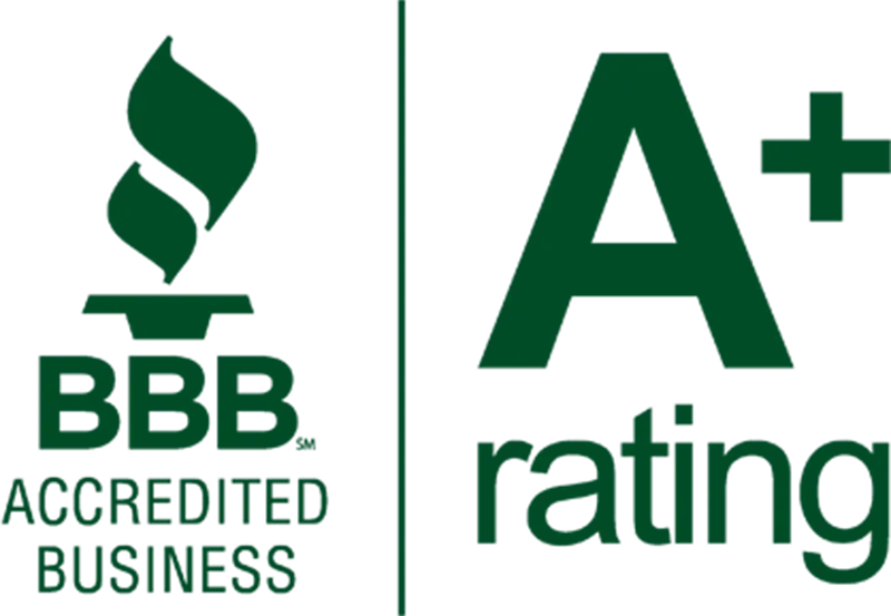 BBB A+ Rating badge